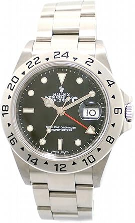 Rolex Oyster Perpetual Explorer II Steel Mens Watch 16570