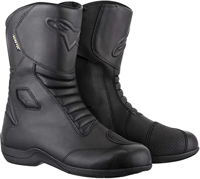 Alpinestars Web Gore-Tex Boots, Waterproof Touring Motorcycle Boots, CE-Certified, 9.5, Black