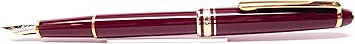 Montblanc Meisterstuck Bordeaux Resin Classique Medium Point Fountain Pen - MB144R