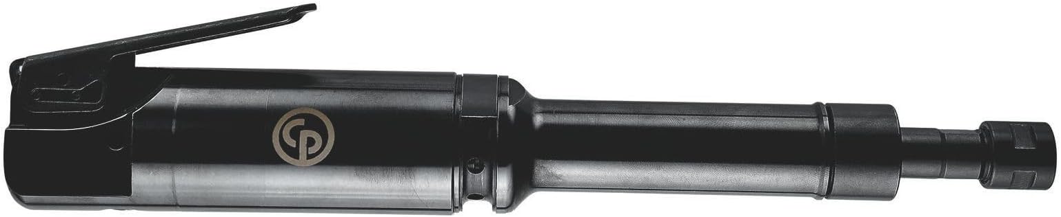 Chicago Pneumatic CP9113GES - Air Die Grinder Tool, Welder, Woodworking, Automotive Car Detailing, Stainless Steel Polisher, Heavy Duty, Straight, 1/4 Inch (6 mm), 1.01 HP / 750 W - 25000 RPM