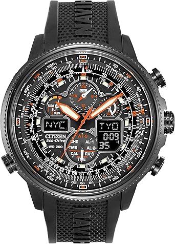 Citizen Men's Promaster Navihawk A-T Eco-Drive Pilot Watch, Atomic Timekeeping, Chronograph