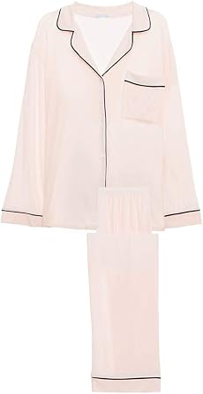 Eberjey Gisele Classic Women's Pajama Set | Long Sleeve Shirt + Long Pants