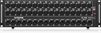 Midas DL32 32 Input, 16 Output Stage Box with 32 Midas Microphone Preamplifiers, ULTRANET and ADAT Interfaces