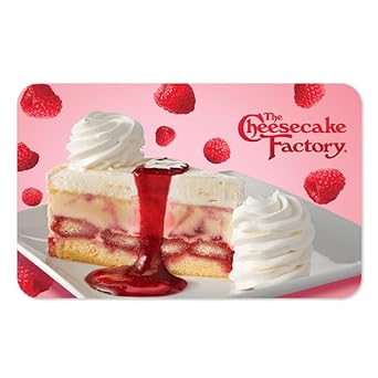 The Cheesecake Factory eGift Card | Digital Delivery