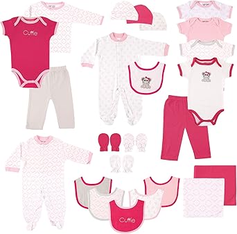 Luvable Friends Unisex Baby Layette Gift Cube