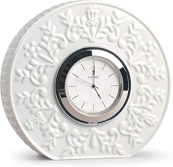 LLADRÓ Logos Clock. Porcelain Clock.