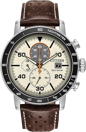 Citizen Men's Eco-Drive Weekender Brycen Chronograph Watch in Stainless Steel