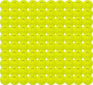 Franklin Sports X-40 Outdoor Pickleballs - Official Ball of USA Pickleball, APP Tour + US Open - Regulation Size