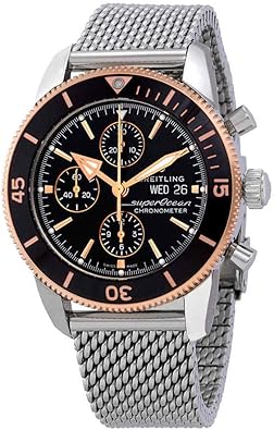 Breitling Superocean Heritage II Chronograph Automatic Chronometer Black Dial Men's Watch U13313121B1A1