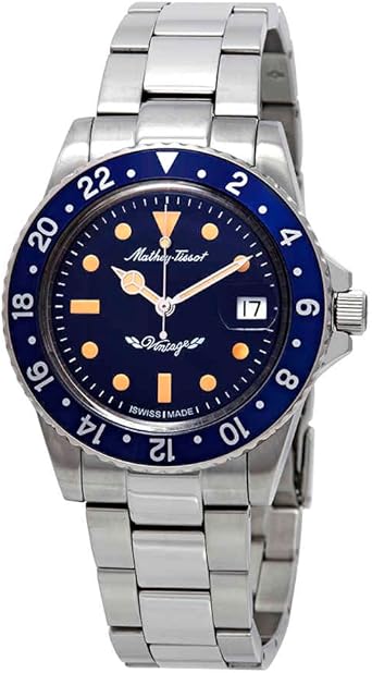 Mathey-Tissot Rolly Vintage Automatic Blue Dial Mens Watch H900ATBU