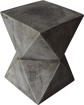 Christopher Knight Home Manuel Weight Concrete Accent Table, Light Gray
