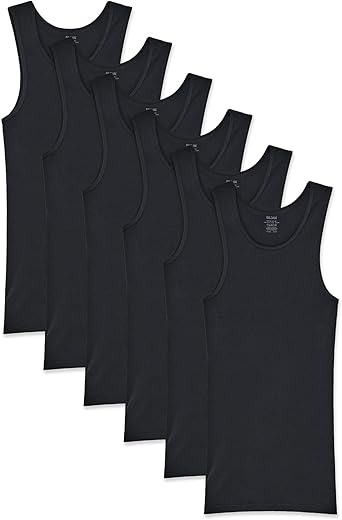 Gildan Men's A-Shirts Tanks Multipack