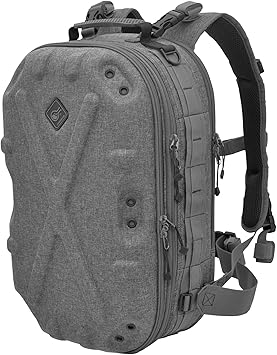Hazard 4 Pillbox Impact-Resistant Hardshell Camera & Drone Backpack with External Mounting System for Photographers, Content Creators & Drone Pilots - Grayman