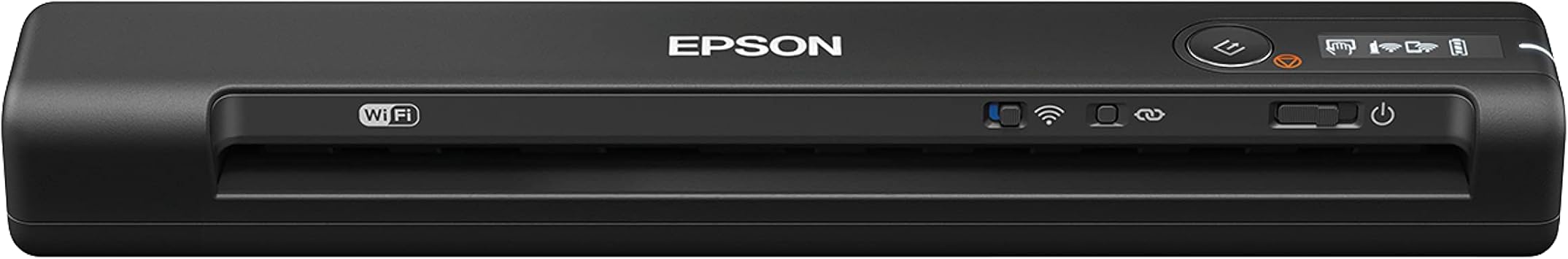 Epson Workforce ES-60W Wireless Portable Sheet-fed Document Scanner for PC and Mac 10.7" by 1.9" by 1.4"