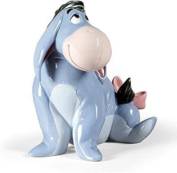 LLADRÓ Eeyore Figurine. Porcelain Eeyore (Disney) Figure.