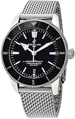 Breitling Superocean Heritage II Automatic Chronometer 44 mm Black Dial Men's Watch AB2030121B1A1
