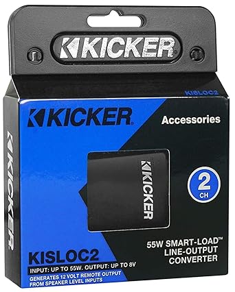 Kicker 46KISLOC2 K-Series Stereo Line-Output Converter w/Remote Turn-On Output