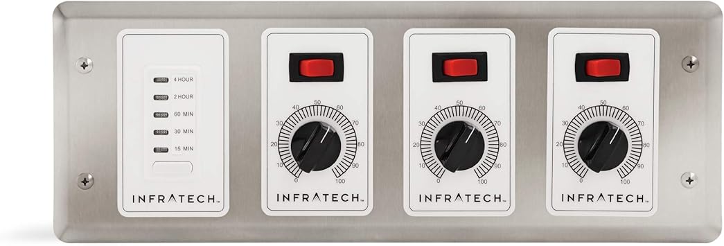Infratech 3 Zone Analog Controller w/Digital Timer, Part No. 30-4047