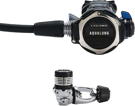 Aqualung Leg3nd Dive Regulator | High-Performance ACD Scuba Regulator with Ergonomic Venturi Switch, Comfobite Mouthpiece, & Aqua Flex Hose | Effortless Breathing at Depth