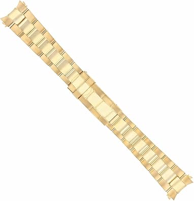 Ewatchparts 18K REAL GOLD OYSTER WATCH BAND BRACELET COMPATIBLE WITH ROLEX GMT MASTER 2 1671, 1676, 16718