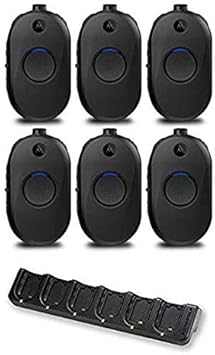 Motorola Solutions CLP1080e 6-Pack with Charger Two-Way Radio Analog Non-Display UHF 450-470MHz