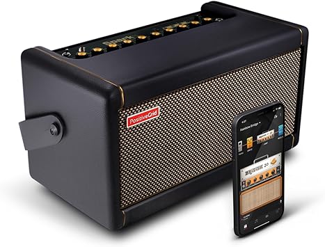 Positive Grid Spark 40-Watt Combo Practice Guitar Amplifier Electric Bass and Acoustic Guitar Amp with Spark Mobile App
