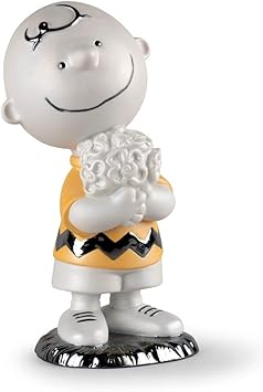 LLADRÓ Charlie Brown Figurine. Porcelain Charlie Brown (Snoopy) Figure.
