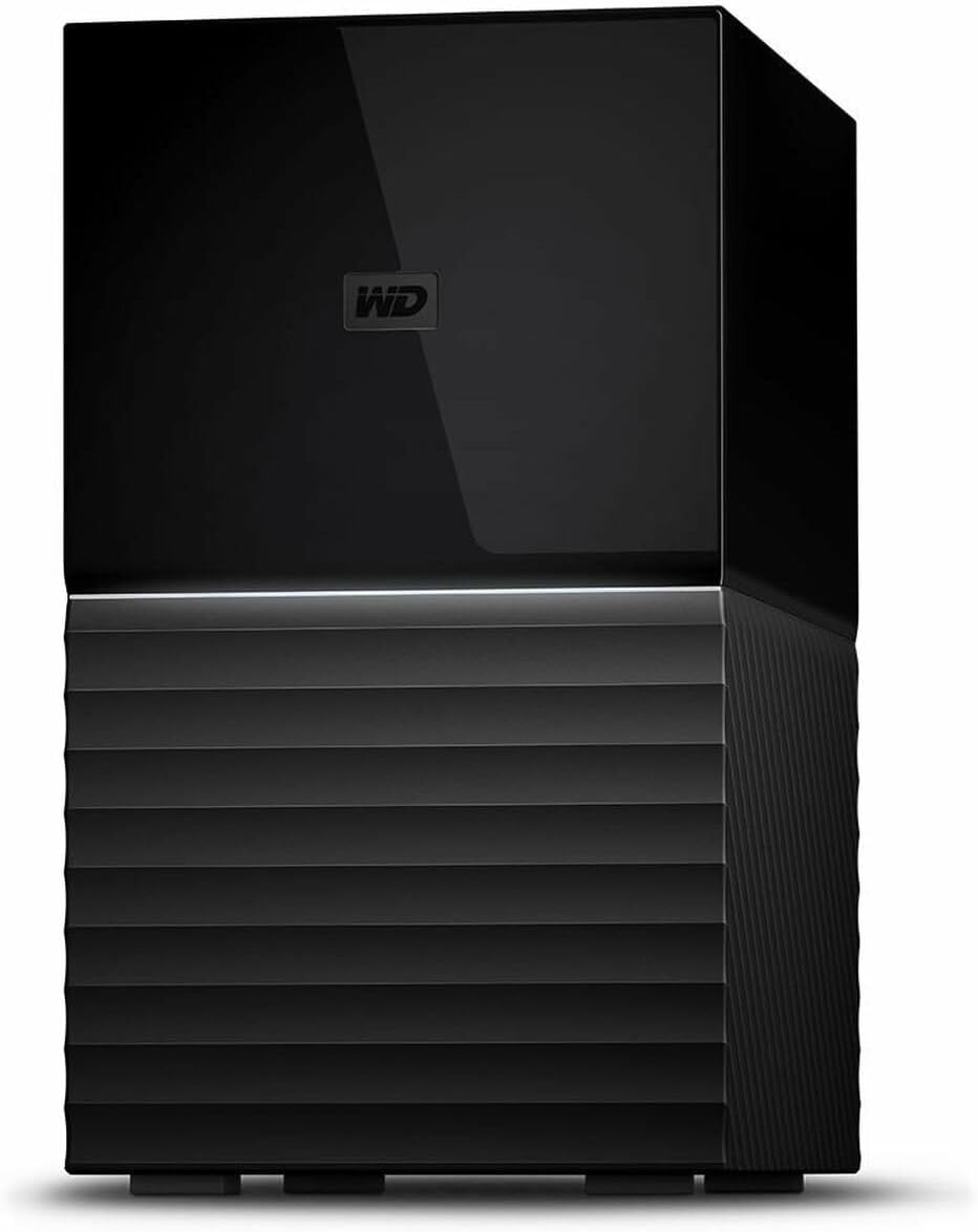 WD 36TB My Book Duo Desktop HDD USB 3.1 Gen 1 with Software for Device Management, Backup and Password Protection USB-C and USB-A Cables RAID 0/1, JBOD
