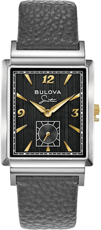 Bulova Men's Frank Sinatra My Way Leather Strap Watch