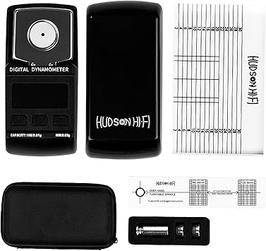 Hudson Hi-Fi Turntable Cartridge Alignment Kit - The Audiophile Purists Perfected 3-Piece LP Cartridge Setup Set. Accuracy Optimized Digital Scale, Azimuth Ruler, Protractor - Rich Pure Sonic Sound