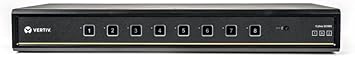 Vertiv Avocent Cybex SC900 Secure Desktop KVM Switch, Dual Head Monitor, 8 Port, Universal DisplayPort, Common Access Card (CAC), NIAP Version 4.0 Certified, UHD 4K at 30Hz (SC985DPH-400)