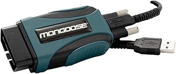 Opus IVS Mongoose-Plus J2534 OEM Vehicle Interface Cable - Ford/Lincoln/Mercury OEM Reprogramming and Diagnostics.