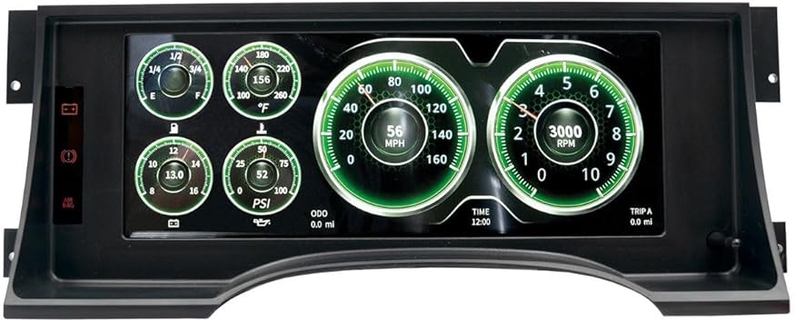 Auto Meter 7006 Invision Direct Fit Digital Dash LCD 95-98 Chevy Truck, Black