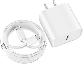 iPad Fast Charger,iPad Charger Fast Charging USB C Wall Chargers Block Plug Type C 6FT USB C to C Charging Cable Cord for iPad Pro 13/12.9/11 inch,iPad Air 6/5/4/M3/M2/A16,iPad Mini 6/7th,iPad 10/11th