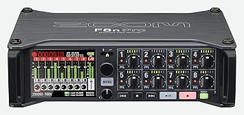Zoom F8n Pro Field Recorder/Mixer for Filmmakers & Musicians with 8 XLR/TRS Inputs, Pro Quality Preamps, 10 Channels of 32-Bit Float Recording, Timecode, Battery Power, and Wireless Control