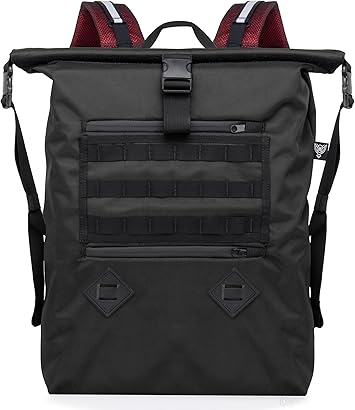 Xtreme Sight Line ~ AQUA RT ~ Faraday Backpack Water-Proof for Laptops up 17" - Signal Blocking, Anti-Tracking, Anti-Hacking Bag for Tablets and Electronics ~ RFID Shield Travel Backpack ~ Red