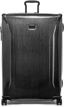 TUMI - Tegra-Lite 4 Wheel Luggage - Highly Durable Suitcase, Flexible Shell, Sleek and Lightweight Men's and Women's Expandable Rolling Bag - X-Large Expandable Checked, Black Graphite
