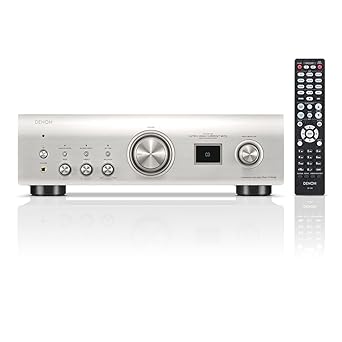 Denon PMA-1700NE Integrated Amplifier (140W x 2), USB-DAC & Phono Equalizer, Analog Mode, High-Current Power Circuit, AL32 Processing Plus, Hi-Res Audio, Silver, Home Audio Receivers & Amplifiers