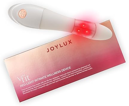 Joylux vFit Set, Red LED Light Device for Women,Intimate Wellness System for Menopausal Women & New Mothers, Promotes Natural Hydration