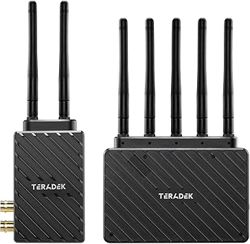 Teradek Bolt 6 LT 750 Wireless Transmitter and Receiver Kit, Video Transmission System with Zero-Delay and 10-Bit HD Video, 3G-SDI/HDMI, Up to 4Kp30 / 1080p60, 750FT Range
