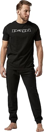 papi Pajamas Short Sleeve Top and Long Pj Bottoms Lounge Pants Boys Men Loungewear Set