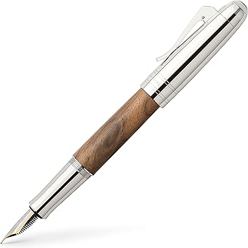 Faber-Castell Graf von Magnum Fountain Pen, Walnut - Broad
