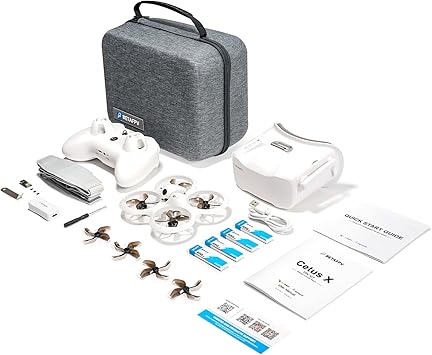 BETAFPV ELRS V3 Cetus X FPV Kit with Betaflight FC LiteRadio 3 Transmitter C04 Cam VR03 Goggles with DVR Recording Function, Supported 2S Power Advanced RTF Kit for FPV Beginners to Fly Faster Further