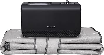 Navien Mate EQM 582 Water Heated Mattress Pad | EMF-Free Quiet Bed Warmer | WiFi Smart Control & Dual Temperature Zones | Relaxing Warmth for Tired Muscles | Leak Sensor & Auto Shut-Off, Queen Size