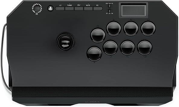 Qanba N3 Drone 2 Wired Joystick for PlayStation 5/4 and PC (Fighting Stick) Officially Licensed Sony Product