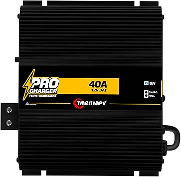 Taramps Pro Charger 40A Battery Charger 560 Watts Max Output Power Rating Power Supply Bivolt 127/220VAC Input Voltage, Led Indicator Car Audio System