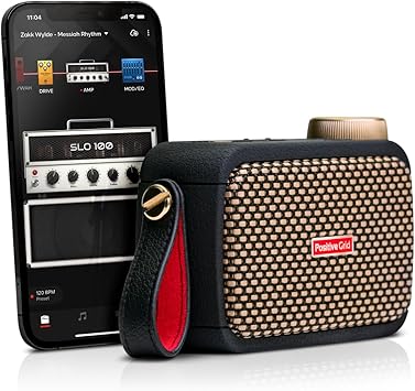 Positive Grid Spark GO 5W Ultra-Portable Smart Guitar Amp, Headphone Amp & Bluetooth Speaker with Smart App for Electric Guitar, Acoustic or Bass