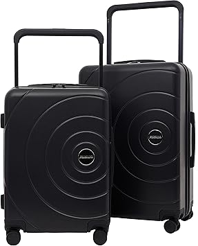 Travelers Club 2PC or 20" Odyssey Luggage Set, Black, 2PC Set