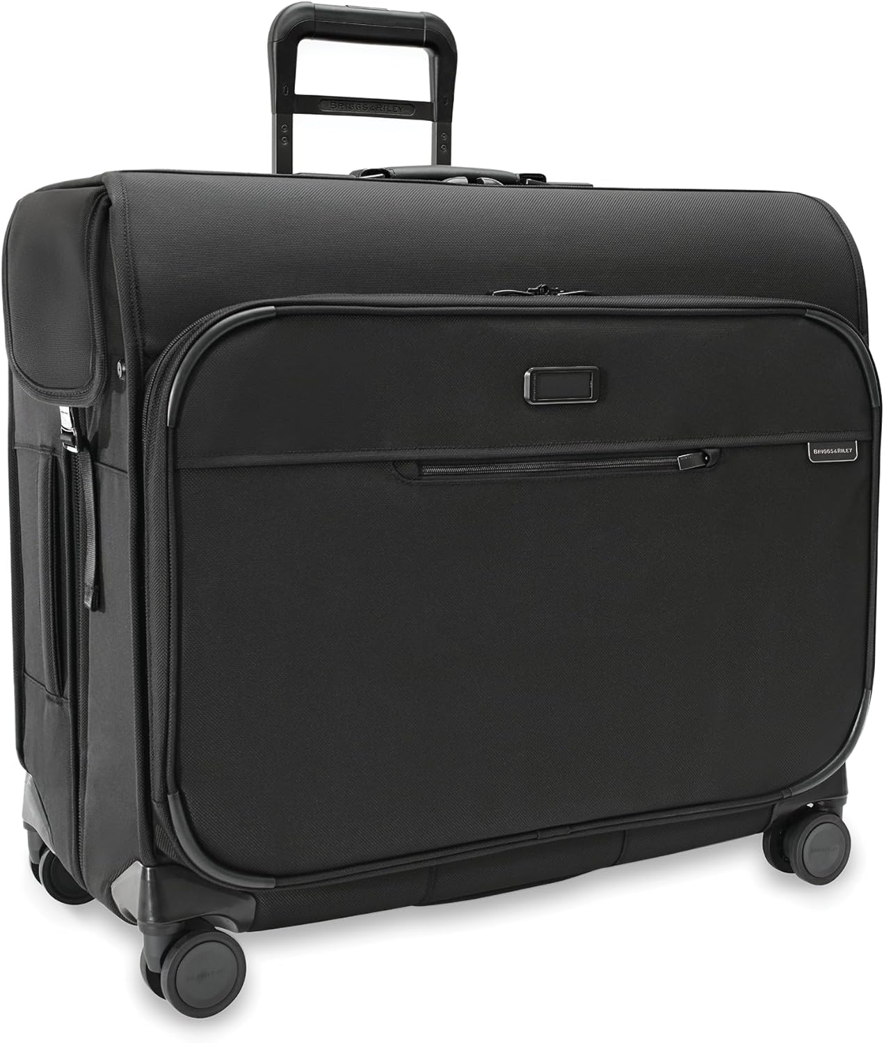 Briggs & Riley Deluxe Wardrobe Spinner - Checked Luggage for Travel, Suitcases with Wheels, Softside Rolling Bag for Men & Women, Built in Hook for Clothes - Baseline Collection, Navy