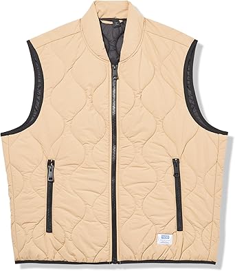 HUGO Men's Quilted Zip Up Bomber Jacket